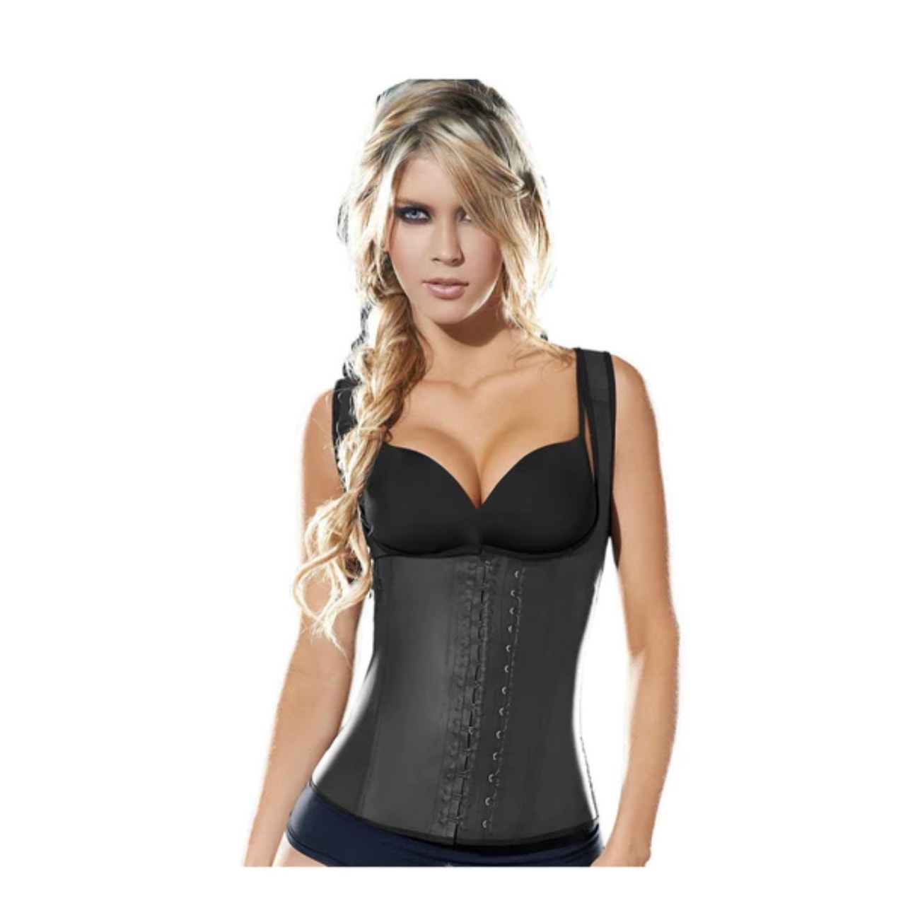 Ann Chery Latex Classic Vest (Latex Line) 3 Hook Option, In Great Condition!